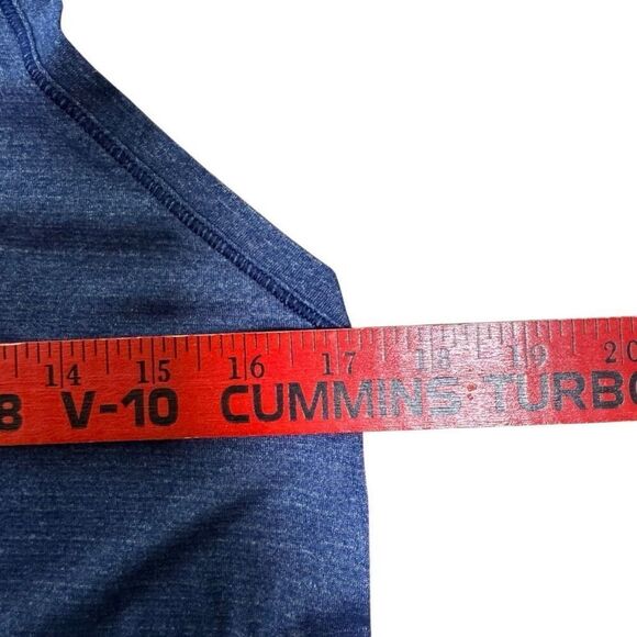 Lululemon Tie It Up Singlet Heathered Hero Blue Women’s Size 6 - Picture 8 of 9